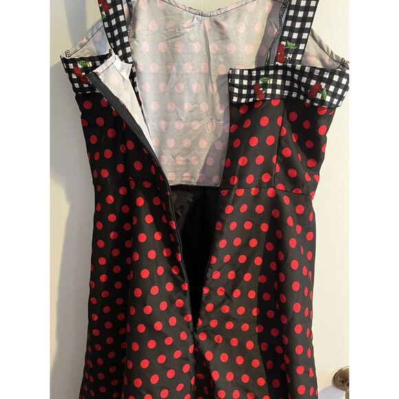 Halloween Rockabilly Dress Size S - Tulle Included - Pin-up Girl - Picture 10 of 12